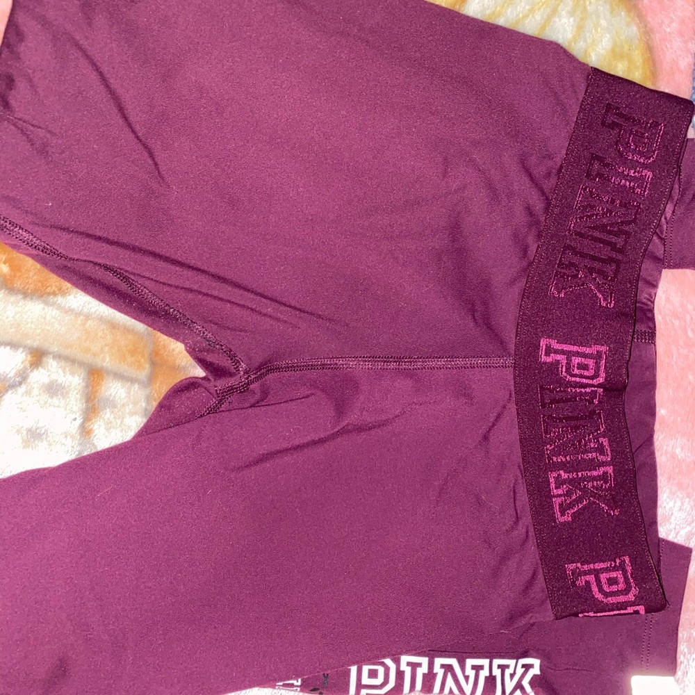 Pink Maroon Leggings